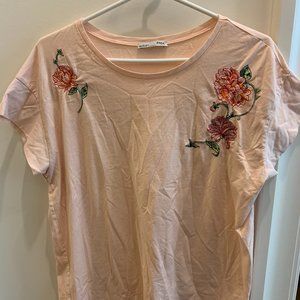 Floral Embroidered Shirt